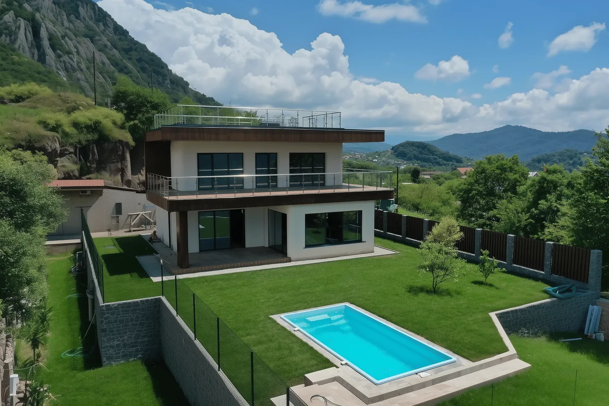 Композитный бассейн Laguna 6 — визуализация в Дмитрове