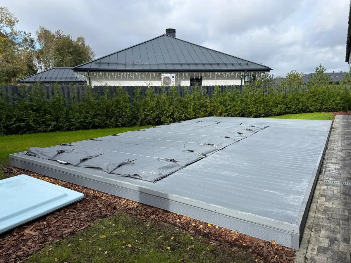 Покрывало Laguna Cover Mesh — установка в Дмитрове