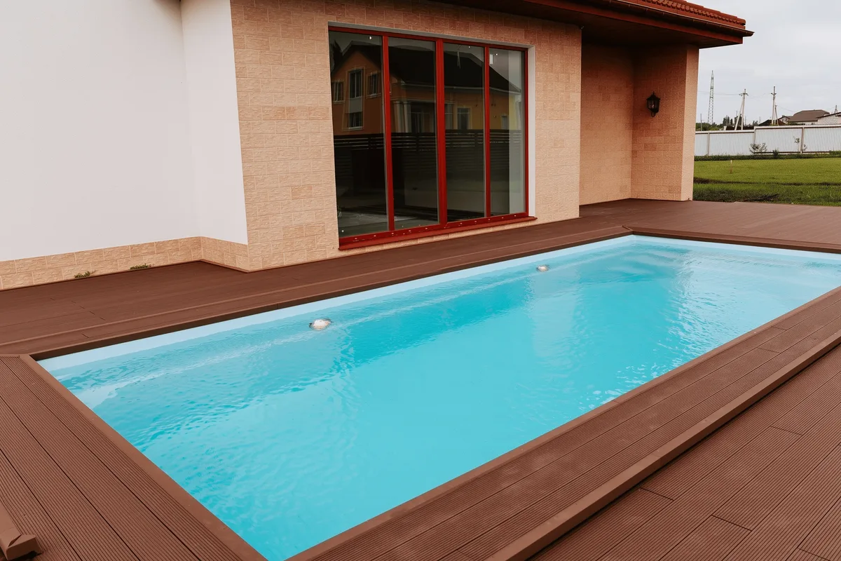 Композитный бассейн Laguna 8 — вид сверху в Дмитрове