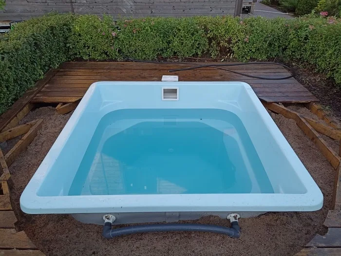 Композитная купель Laguna 2 — установка в Дмитрове